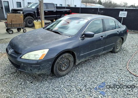 2004 Honda Accord 2.4 Lx from USA, damaged, VIN 1HGCM56354A155306